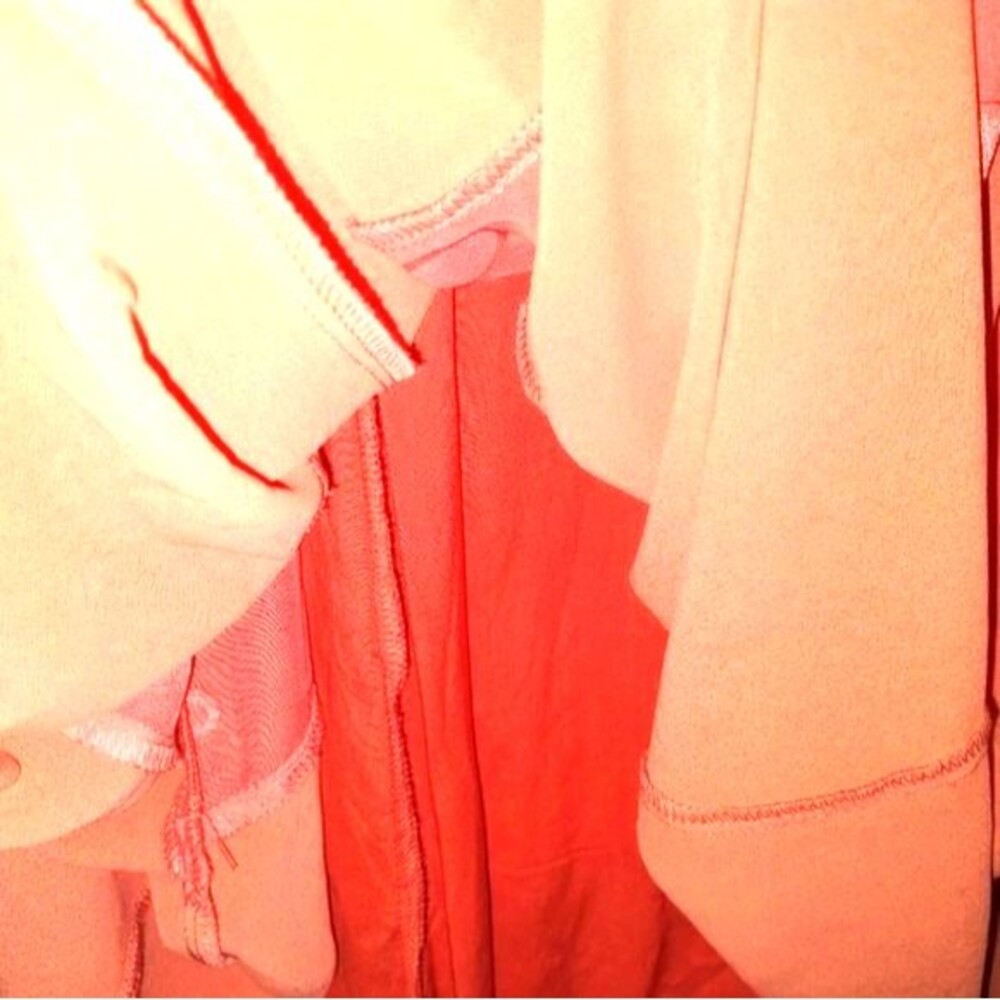 Champagne & Strawberry Anthro Pink &‎ Blue Embroidered Maxi Dress Size S - Picture 10 of 13